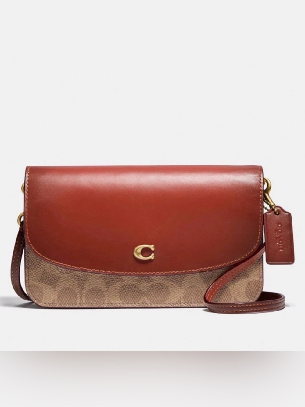 Coach Women's Hayden Crossbody in Signature Canvas Tan NWOT - Picture 1 of 14